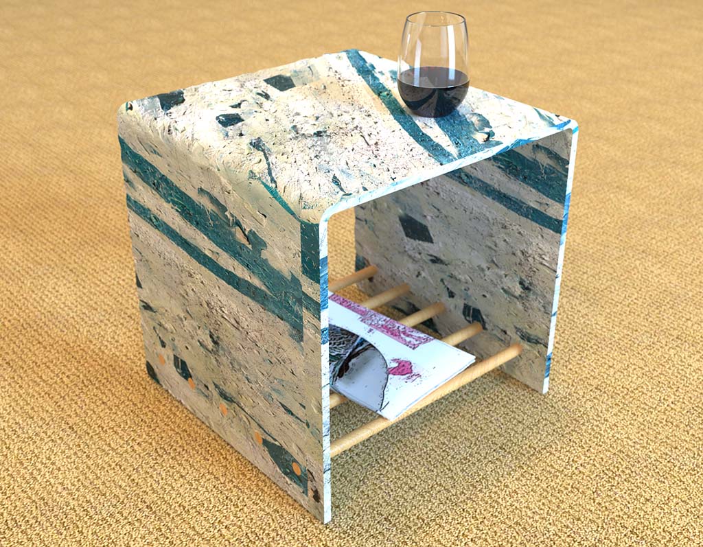 Tavolino recycled coffee table.